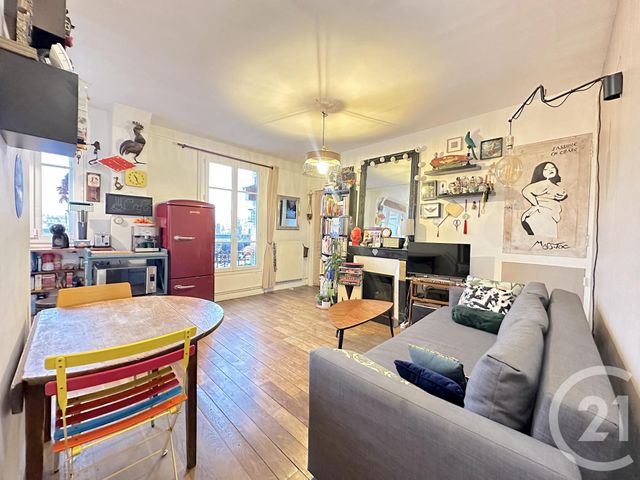 Appartement à vendre - 2 pièces - 39.54 m2 - PARIS - 75020 - ILE-DE-FRANCE - Century 21 Gambetta Immobilier